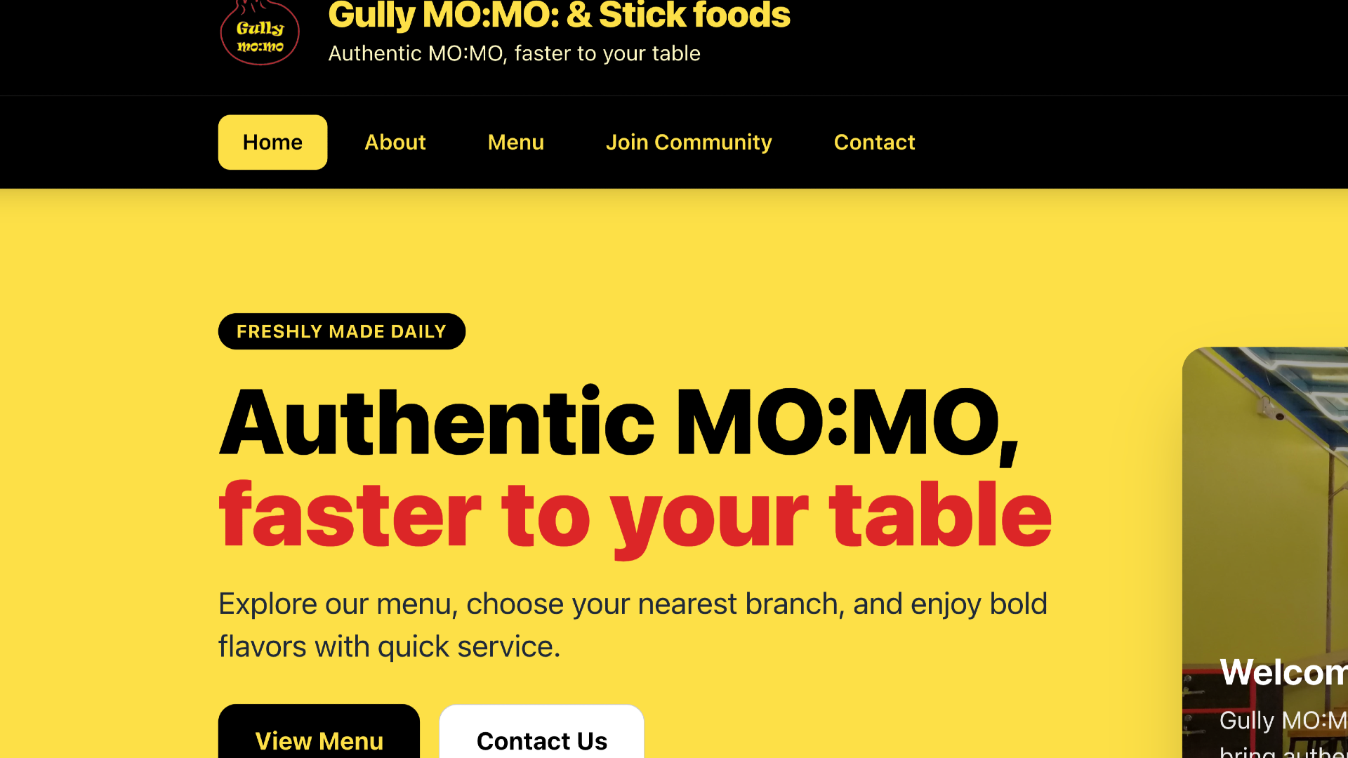 Gully Mo:Mo: & Stick Foods