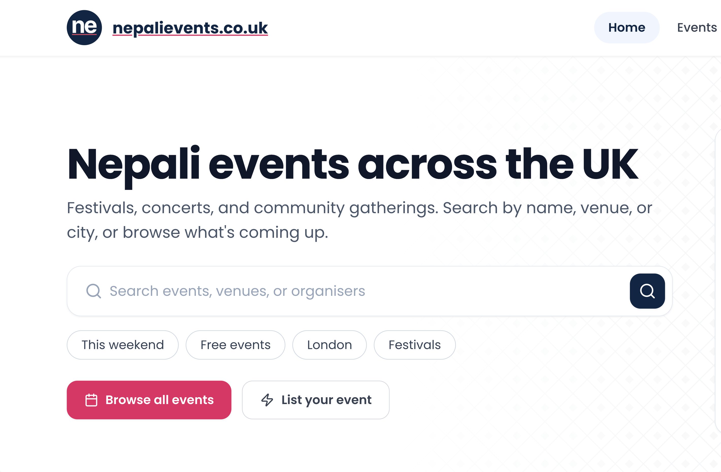 Event Ticketing and Listing